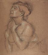 Edgar Degas, Half-Langth Study of a Woman